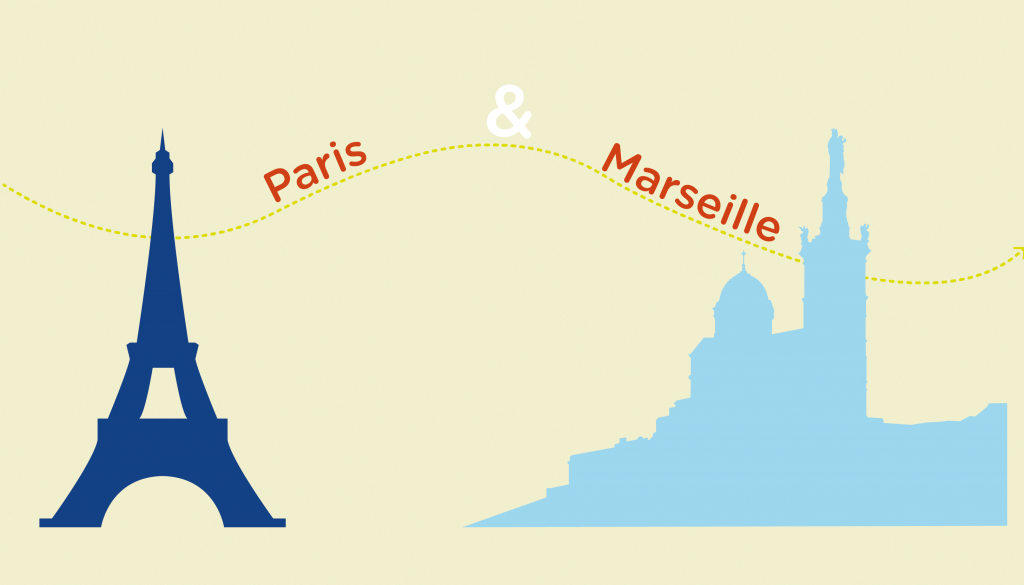 Combien De Kilometres Entre Paris Et Marseille Portrait de deux villes, Marseille et Paris - Blog | Kamisphère